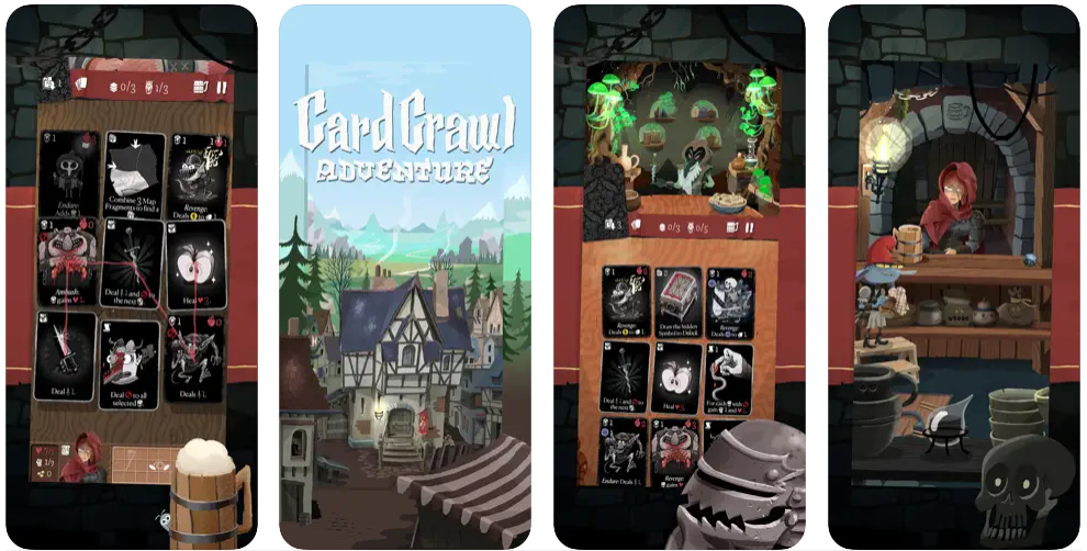 Card Crawl Adventure, un juego de cartas donde vas de taberna en taberna