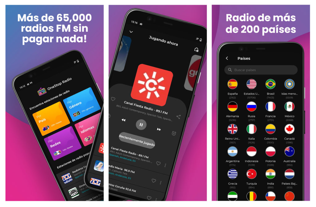 transmitir Impulso Disparidad FM Radio, una app que te permite acceder a 65.000 emisoras de todo el mundo  : Applicantes – Información sobre apps y juegos para móviles