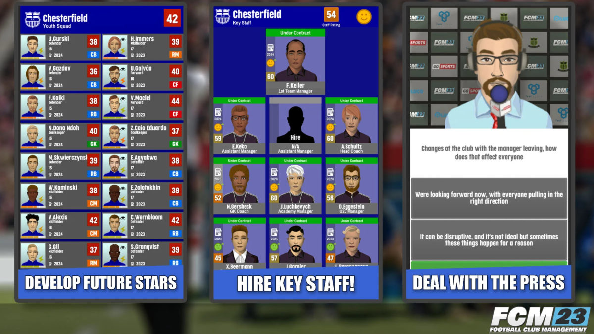 El juego de gestión Club Soccer Director se renombra como Football Club  Management : Applicantes – Información sobre apps y juegos para móviles