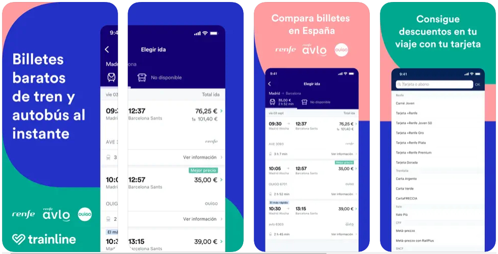 Trainline, la app que te permite encontrar los billetes de tren más baratos