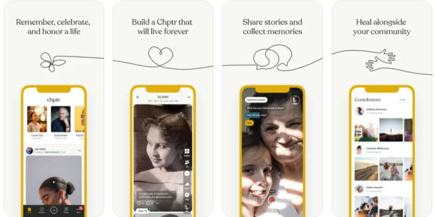Chptr, una app para recordar a nuestros seres queridos fallecidos y contar sus historias