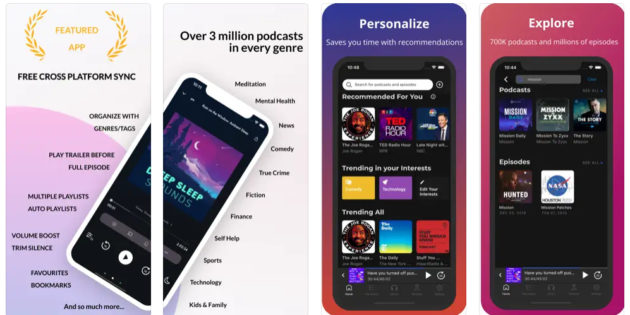 Podurama, la app definitiva para que organices tus podcasts