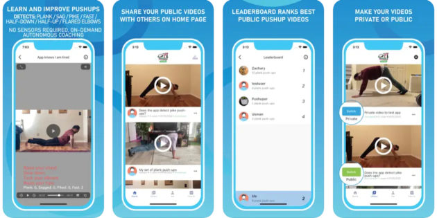 Top Pushup, la app que te enseña a hacer flexiones de brazos
