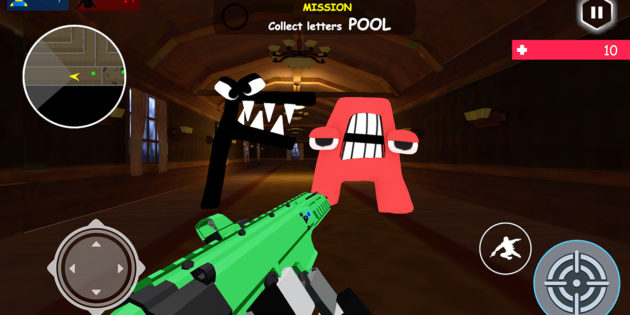 Alphabet Shooter, un juego móvil donde la letra con sangre entra