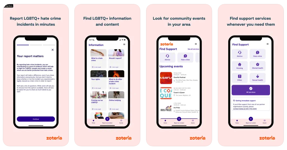 Zoteria, una app que permite denunciar delitos de odio contra la comunidad LGTBQ+