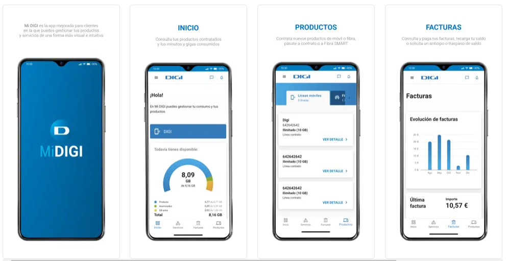 La operadora Digi lanza una nueva app para sus clientes: Mi DIGI