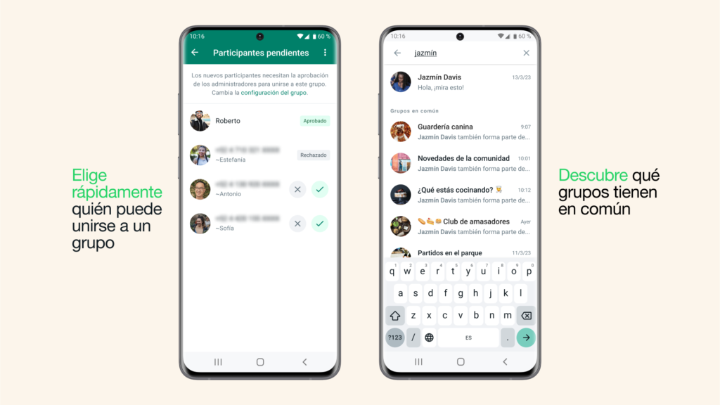 WhatsApp otorga a los administradores más control sobre quién puede unirse a un grupo