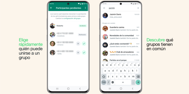 WhatsApp otorga a los administradores más control sobre quién puede unirse a un grupo