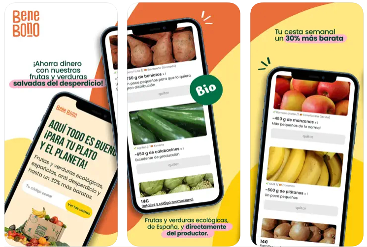 Bene Bono lanza una app para salvar frutas y verduras 'feas'