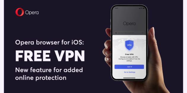 Opera incluye una VPN integrada gratuita en su versión de iOS