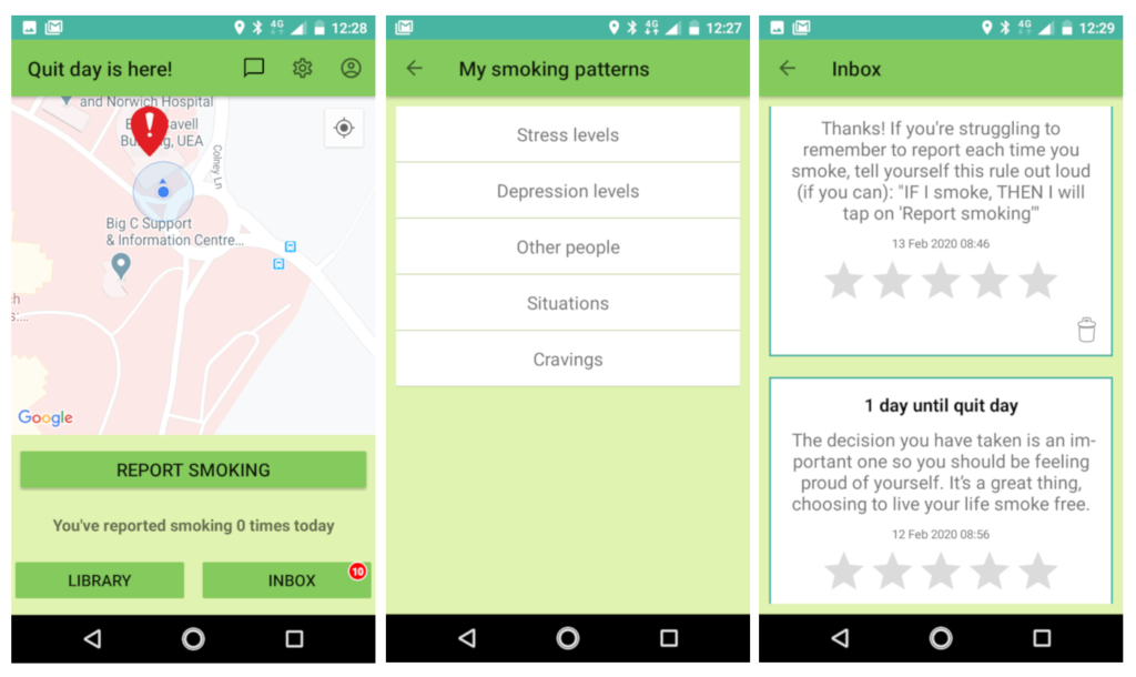 Quit Sense, la primera app con IA para dejar de fumar que detecta lugares de posibles recaídas