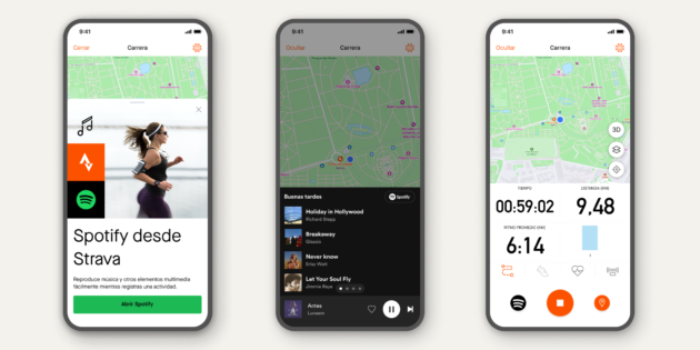 Spotify se integra en la app para ciclistas y deportistas Strava