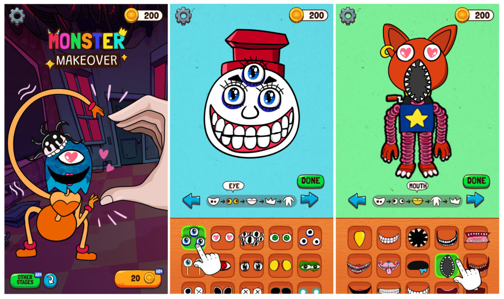 Monster Makeover: Mix Monsters, el juego para crear engendros que triunfa en Google Play