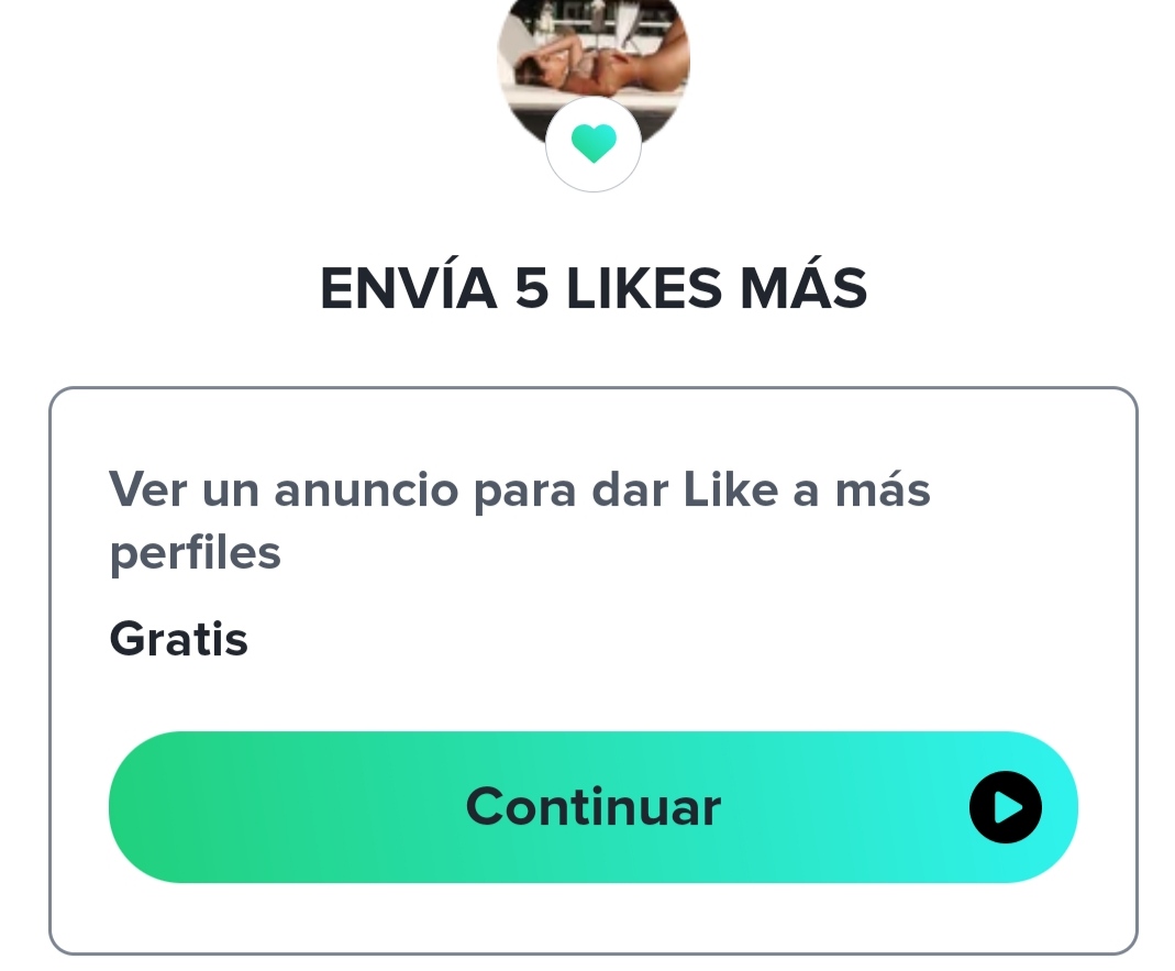 Tinder te da likes adicionales a cambio de ver anuncios en vídeo :  Applicantes – Información sobre apps y juegos para móviles