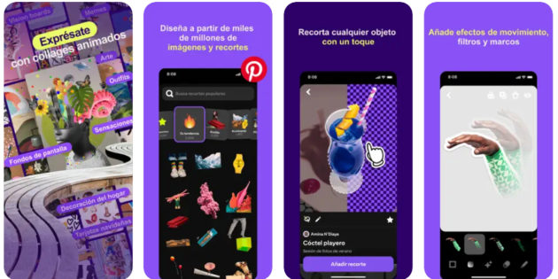Shuffles, la app de collages de Pinterest, llega a España