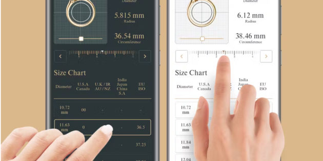 RingFit es la app que te permite conocer cuál es tu talla de anillo