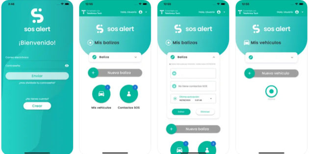 Telefónica Tech presenta SOS Alert, una app para balizas conectadas V16