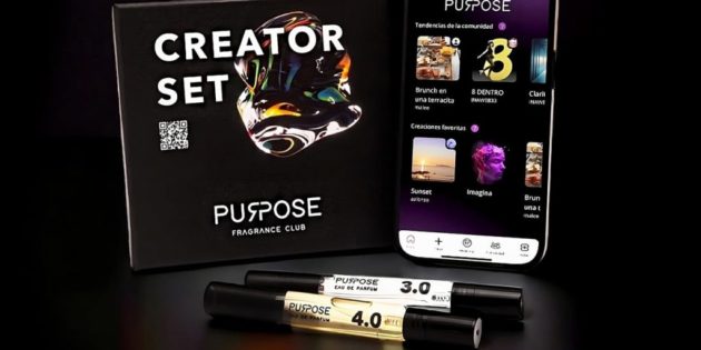Elabora tus fragancias personalizadas con la app de Purpose Fragrance Club