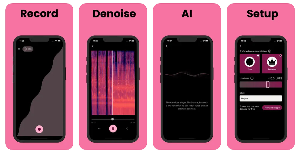 Esta app permite eliminar el ruido de los mensajes de voz gracias a la IA