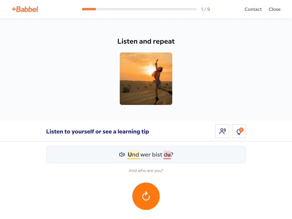 Babbel incluye reconocimiento de voz basado en IA en su app