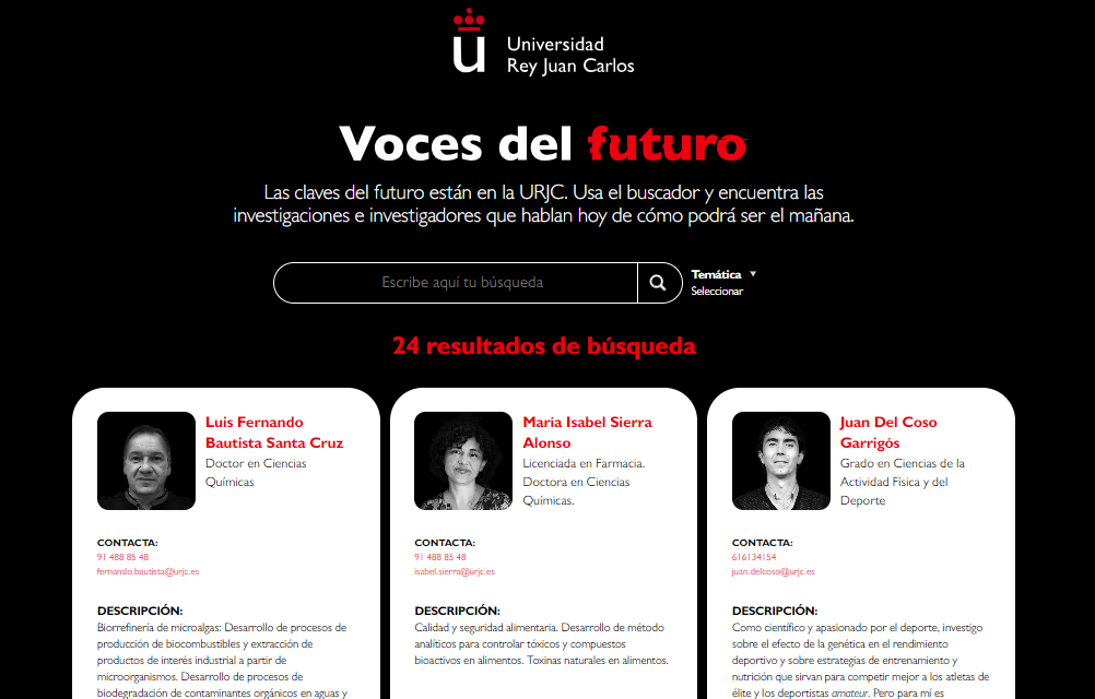 La Universidad Rey Juan Carlos lanza una webapp para conectar a periodistas, ciudadanos e investigadores