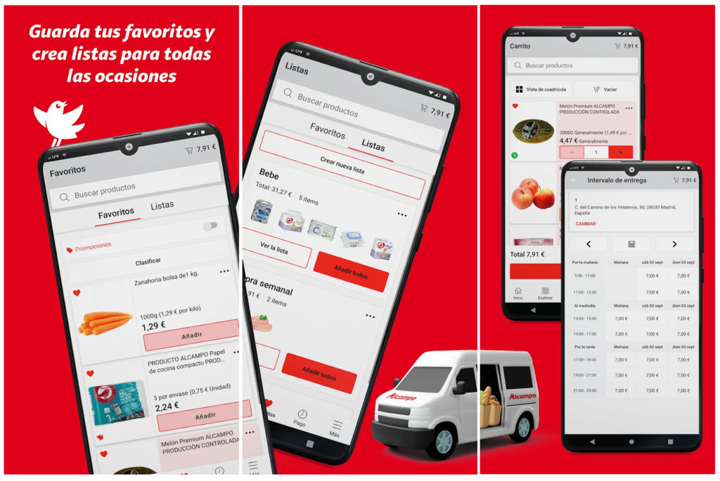 Alcampo lanza una app con IA para que puedas hacer la compra desde el móvil