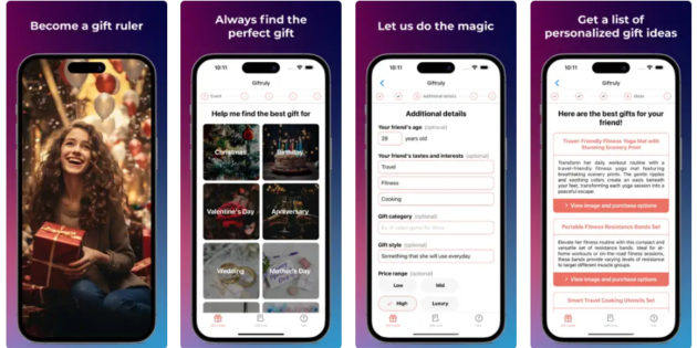 Giftruly, la app con IA que te ayuda a encontrar los regalos perfectos