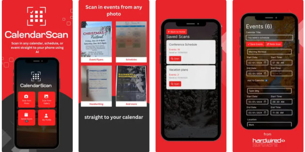 Calendar Scan te permite trasladar cualquier evento de un calendario físico al calendario de tu móvil