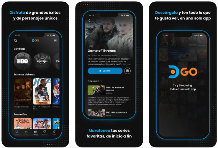 Así es DGO, la app de streaming y TV en directo que triunfa en Argentina y otros países latinos