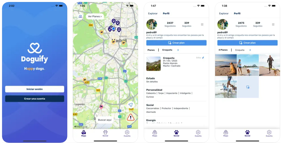 Nace Doguify, la app que te ayuda a organizar paseos compartidos con tu perro