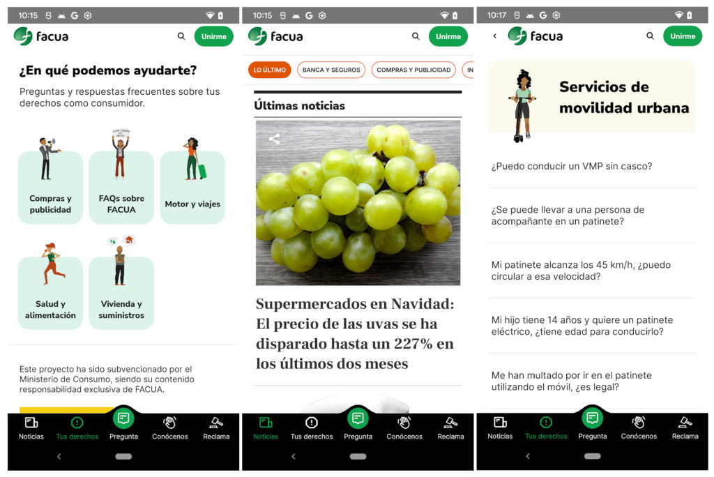 Facua estrena una app con IA que ayuda a los consumidores a conocer sus derechos