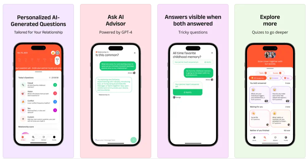 Kuizu, la app con preguntas e IA que te permite conocer mejor a tu pareja