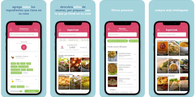 SuperCook, la app que te sugiere recetas si le das un par de ingredientes
