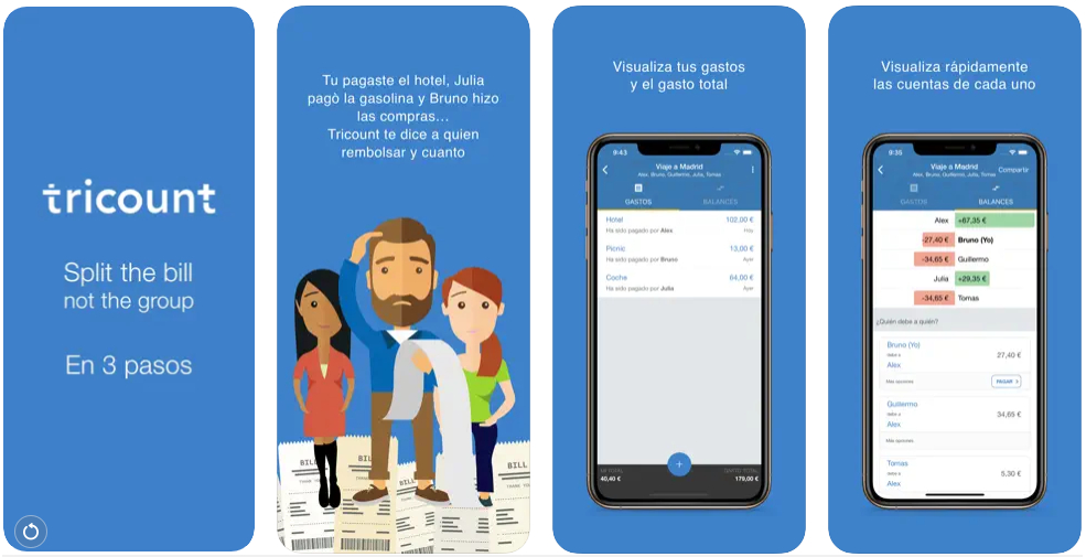Tricount, la app para compartir gastos que triunfa en la App Store