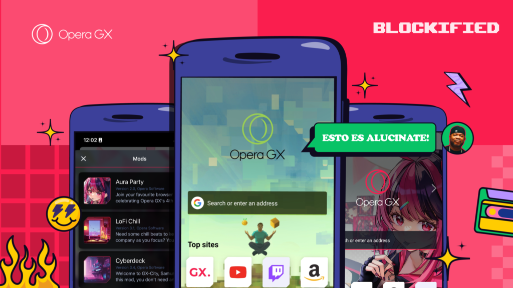Los Mods de Opera GX aterrizan en iOS y Android