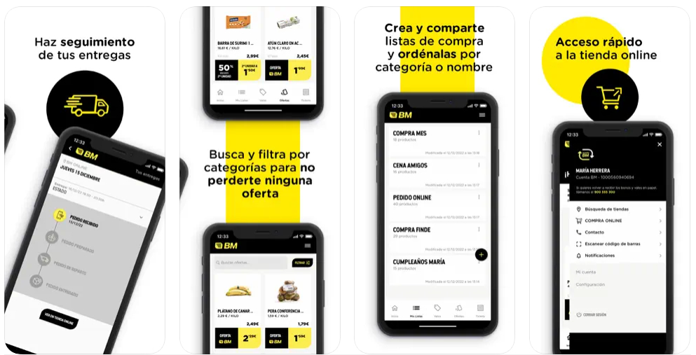 La app de BM Supermercados se convierte en una de las más valoradas de su ramo