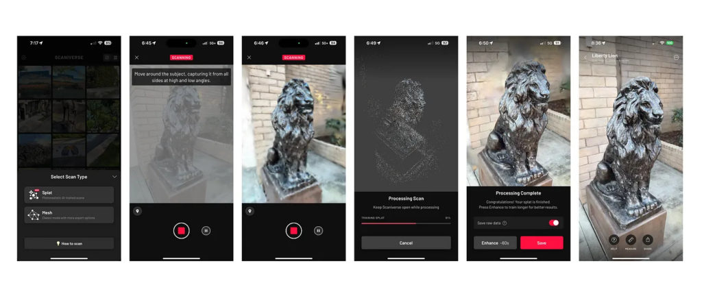 La app Scaniverse mejora la creación de escenas 3D fotorrealistas
