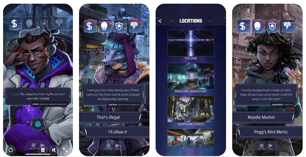 El juego de temática cyberpunk NeuroNet: Mendax Proxy llega a iOS y Android