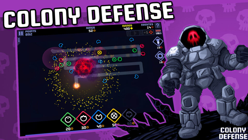 Defiende tu colonia espacial con el juego Colony Defense