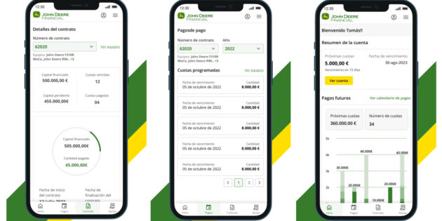 John Deere elige España para el lanzamiento de su aplicación MyFinancial App