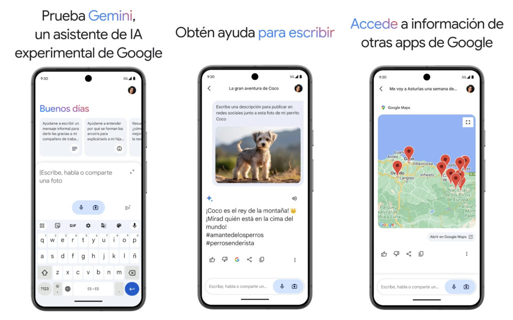 Google lanza la app de Gemini en España