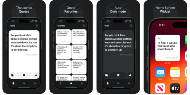 Quotz, la app que incluye miles de citas y frases célebres