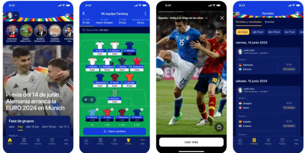 Sigue la Eurocopa 2024 de Alemania con su app oficial