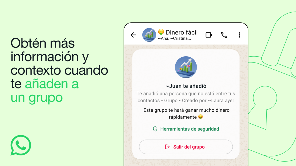 WhatsApp anuncia una nueva función para hacer los grupos más seguros ...