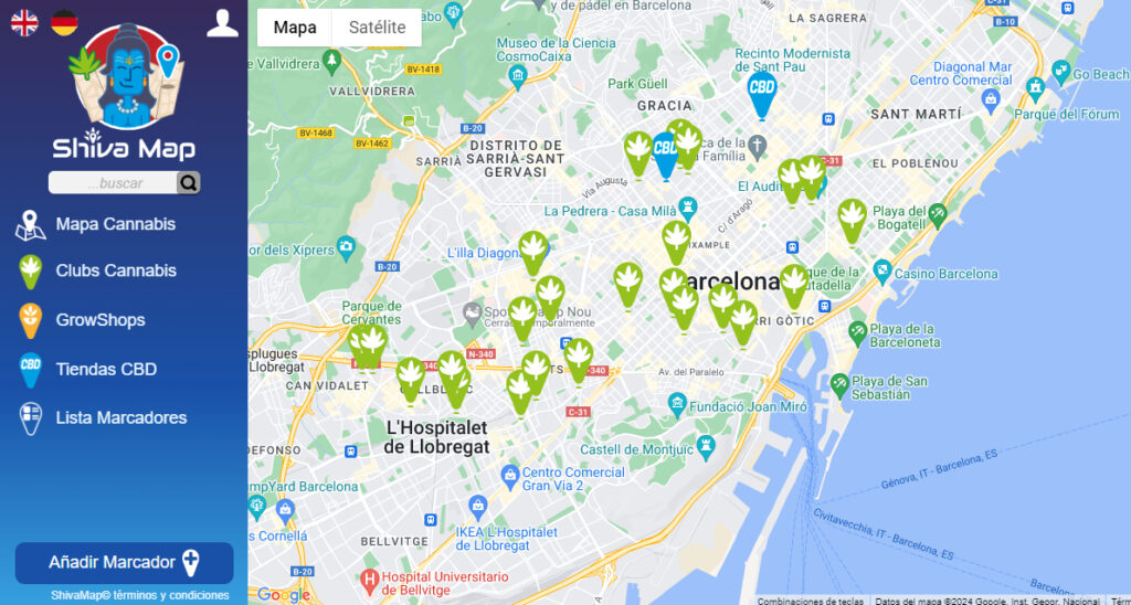 Esta app permite encontrar clubs cannábicos en toda España