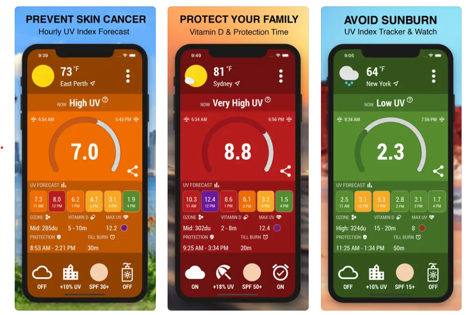 Las 5 mejores apps de protección solar