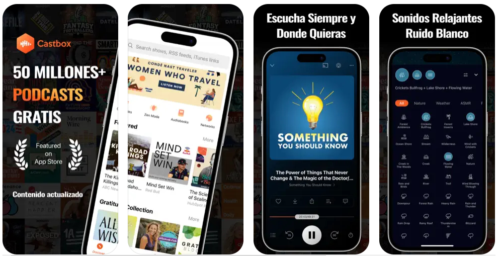 Las mejores aplicaciones móviles para escuchar podcasts