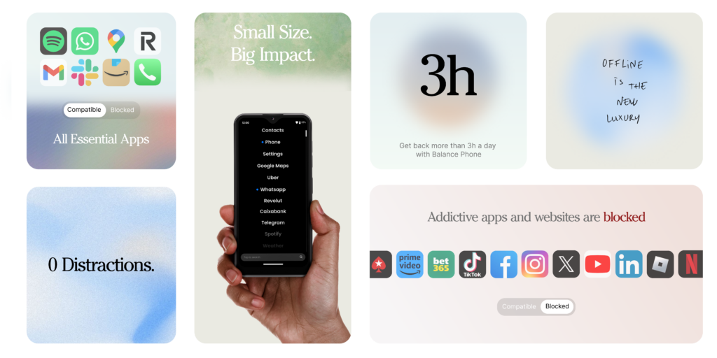 Balance Phone, un nuevo smartphone que te protege de las apps más adictivas