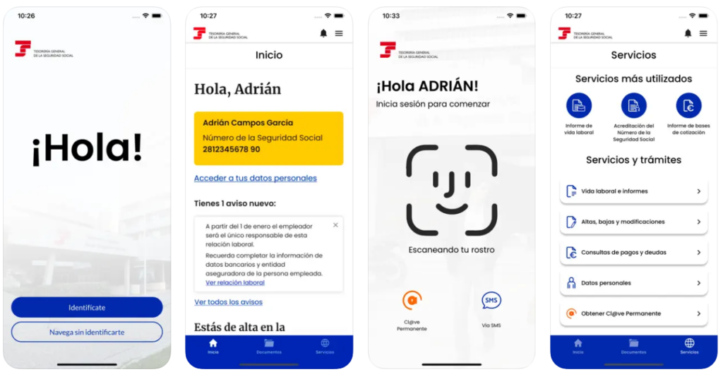 La Seguridad Social lanza una app que permite ver la vida laboral y darse de alta como autónomo