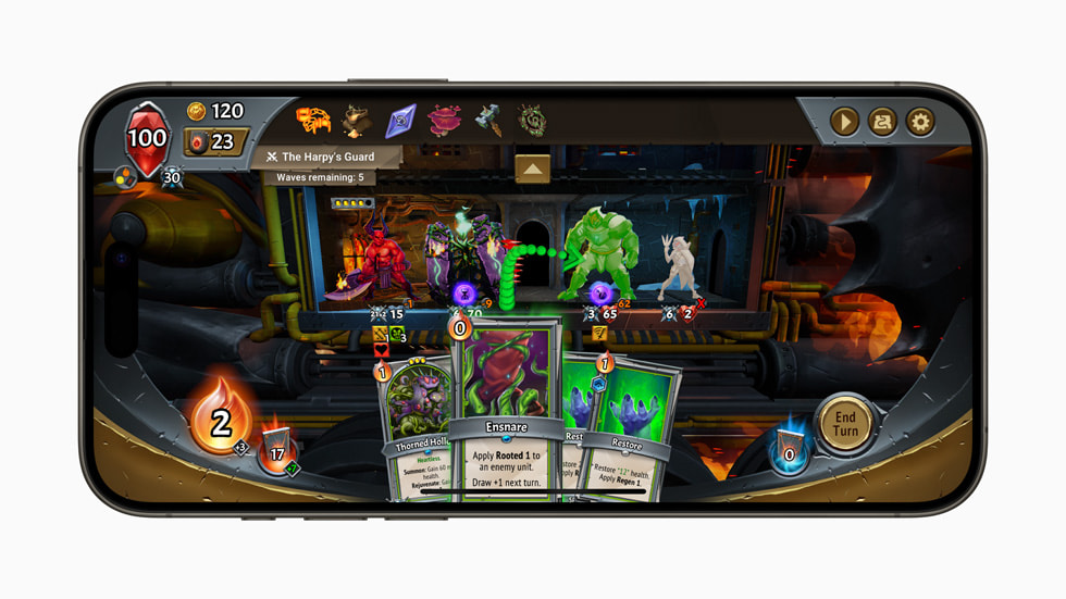 Monster Train, el juego de cartas para hacerte tu Tren de la Bruja, llega a Apple Arcade